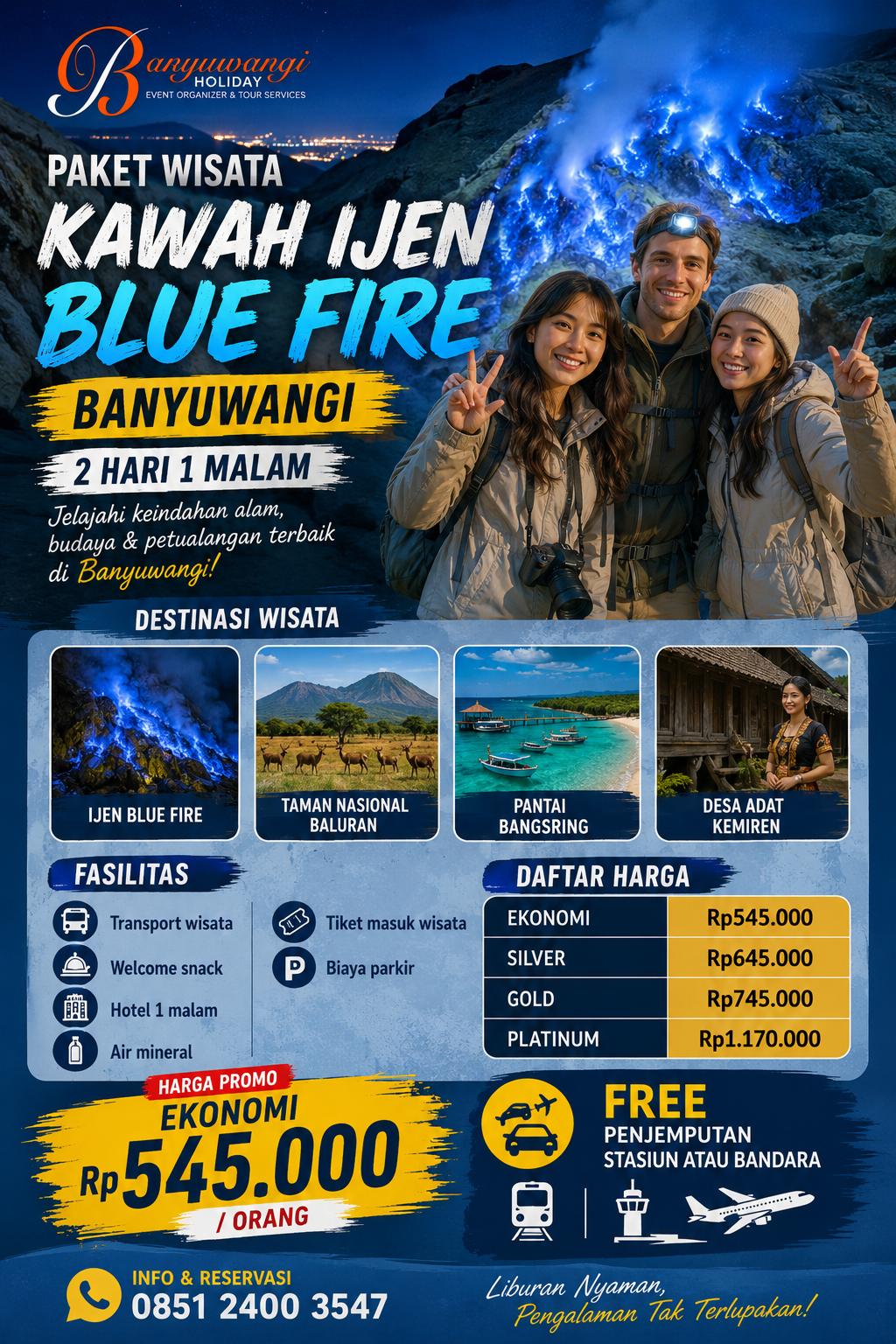 paket wisata kawah ijen 2h1m